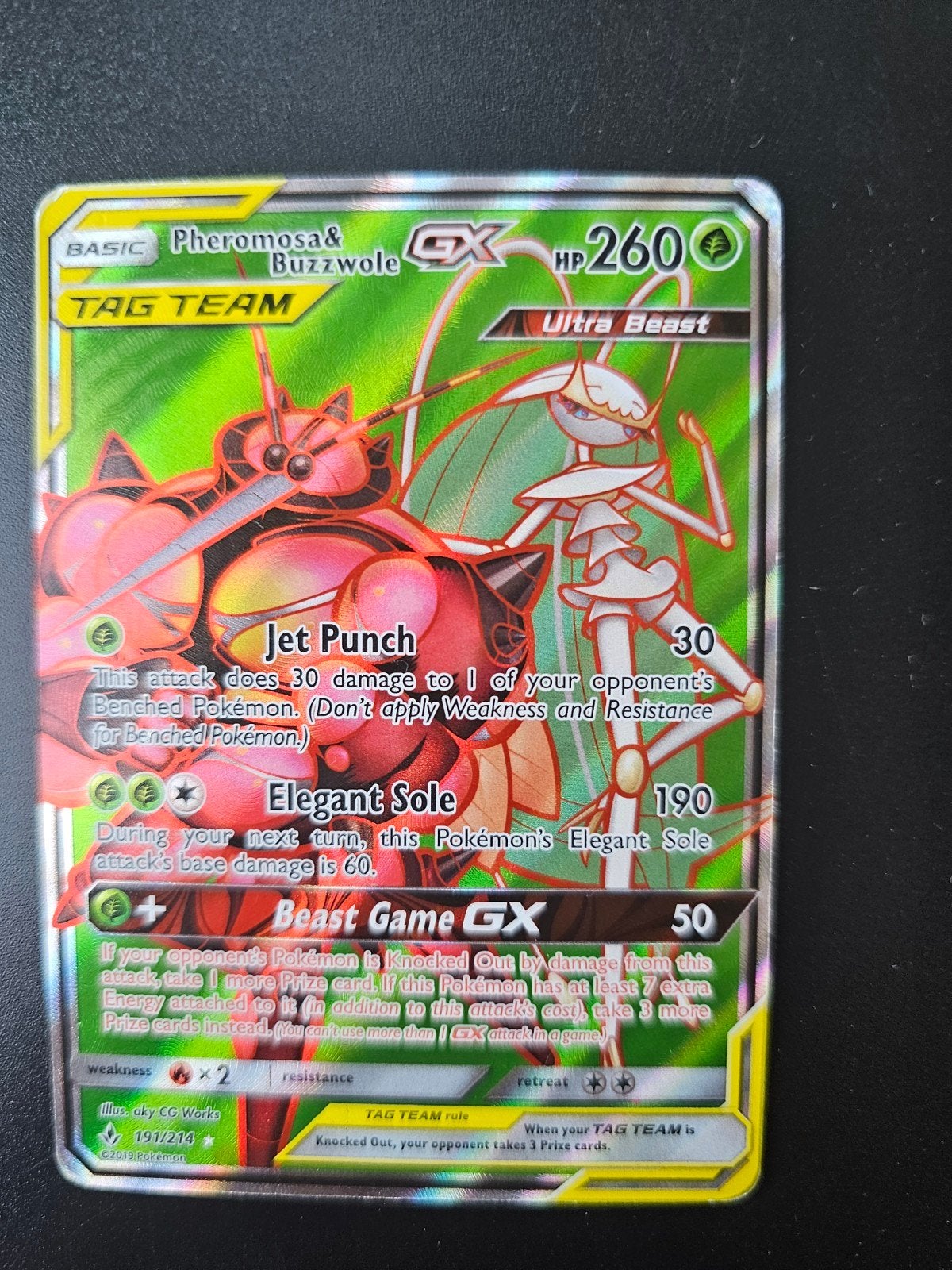Pheromosa & Buzzwole GX 191/214 Unbroken Bonds, Ophalen of Verzenden