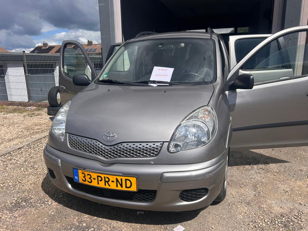 Toyota Yaris Verso 1.3 16V Vvt-i Linea SOL AUT 2004 Grijs, Auto's, 1299 cc, 40 €/maand, 4 cilinders, Yaris Verso