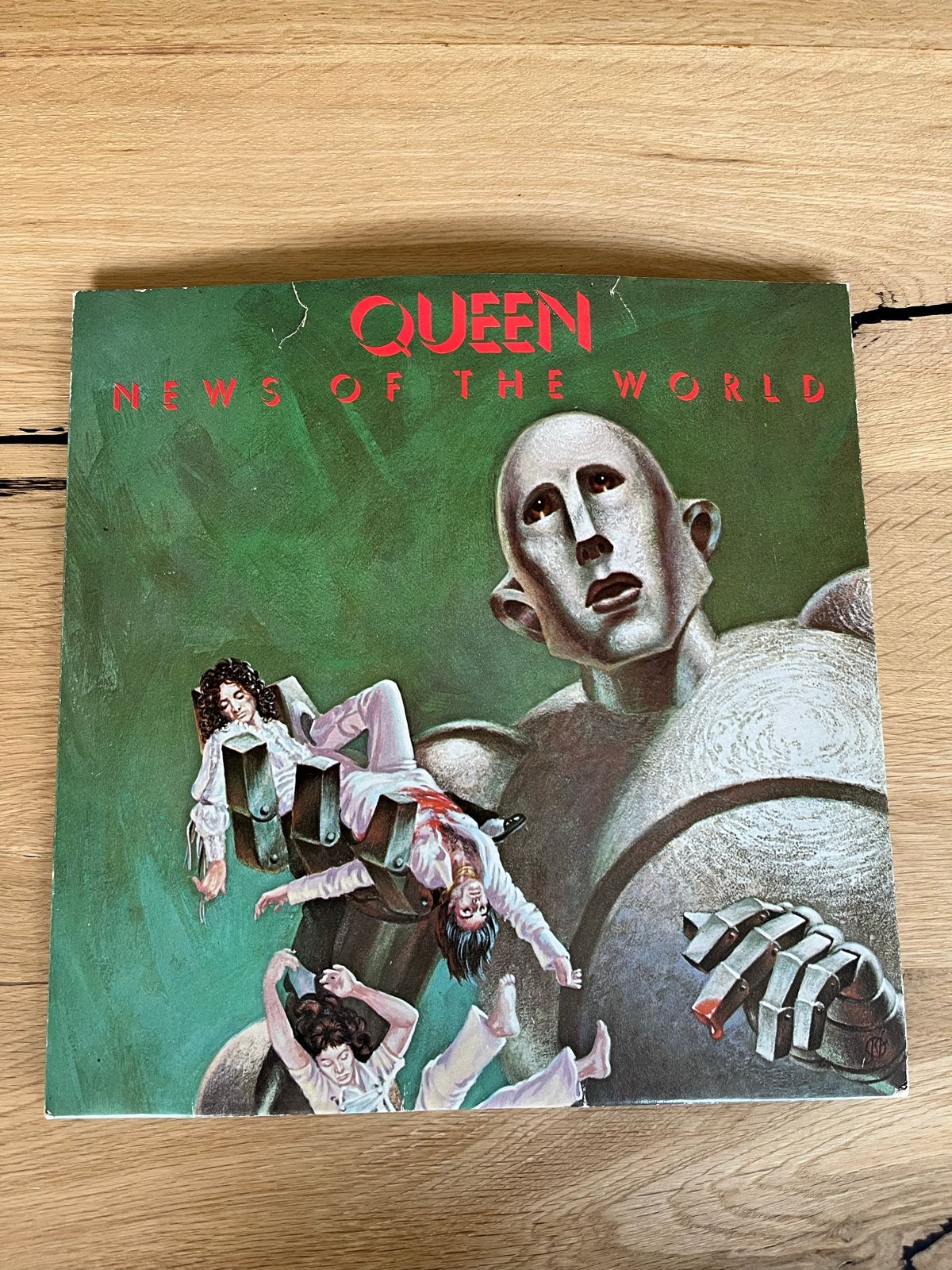 Queen - News of the World LP (1977), Cd's en Dvd's, LP, Gebruikt, Originele persing, Ophalen of Verzenden