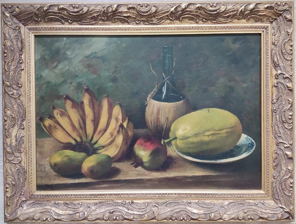 t.a. S. Mesdag van Houten (1834-1909) - Stilleven met fruit, Antiek en Kunst, Ophalen of Verzenden
