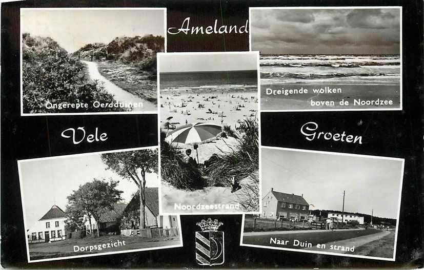 377-162-019 Ameland, Verzenden, Voor 1920, Friesland