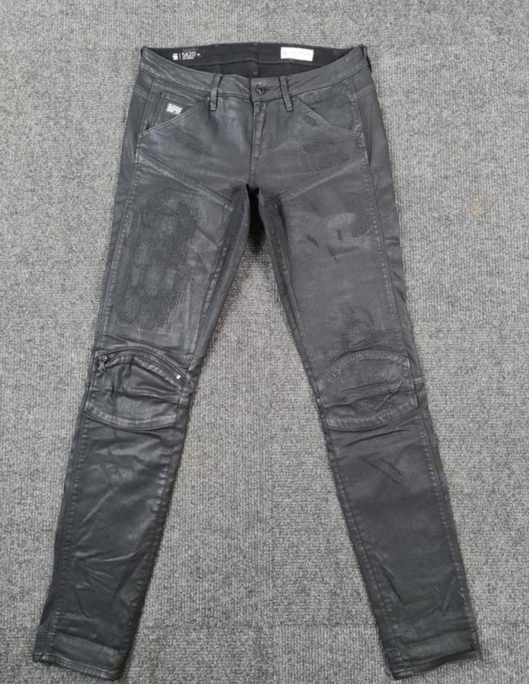 G-star raw 5620 zip mid skinny W28 L34 Dames Tulsi2834, Zwart, Ophalen of Verzenden, W28 - W29 (confectie 36), G-STAR RAW