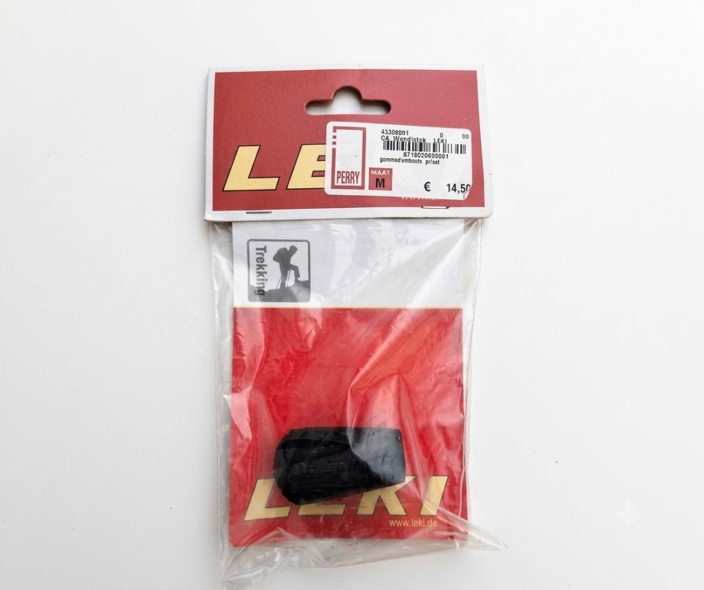 1 leki nordic walking wandelstok gummi einddop pad tracking, Ophalen of Verzenden, Nieuw