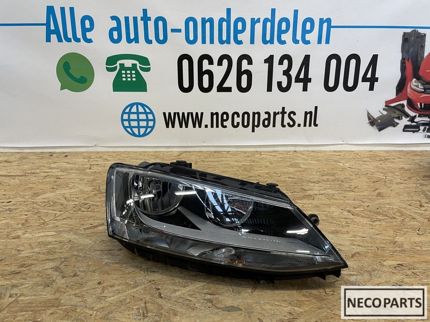 KOPLAMP JETTA RECHTS ORIGINEEL 5C7941006A, Gebruikt, -, Volkswagen, -