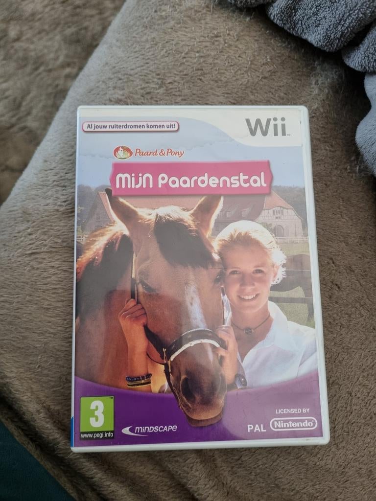 Mijn Paardenstal - Wii Game (Zo goed als nieuw), 1 speler, Ophalen of Verzenden, Zo goed als nieuw, Vanaf 3 jaar