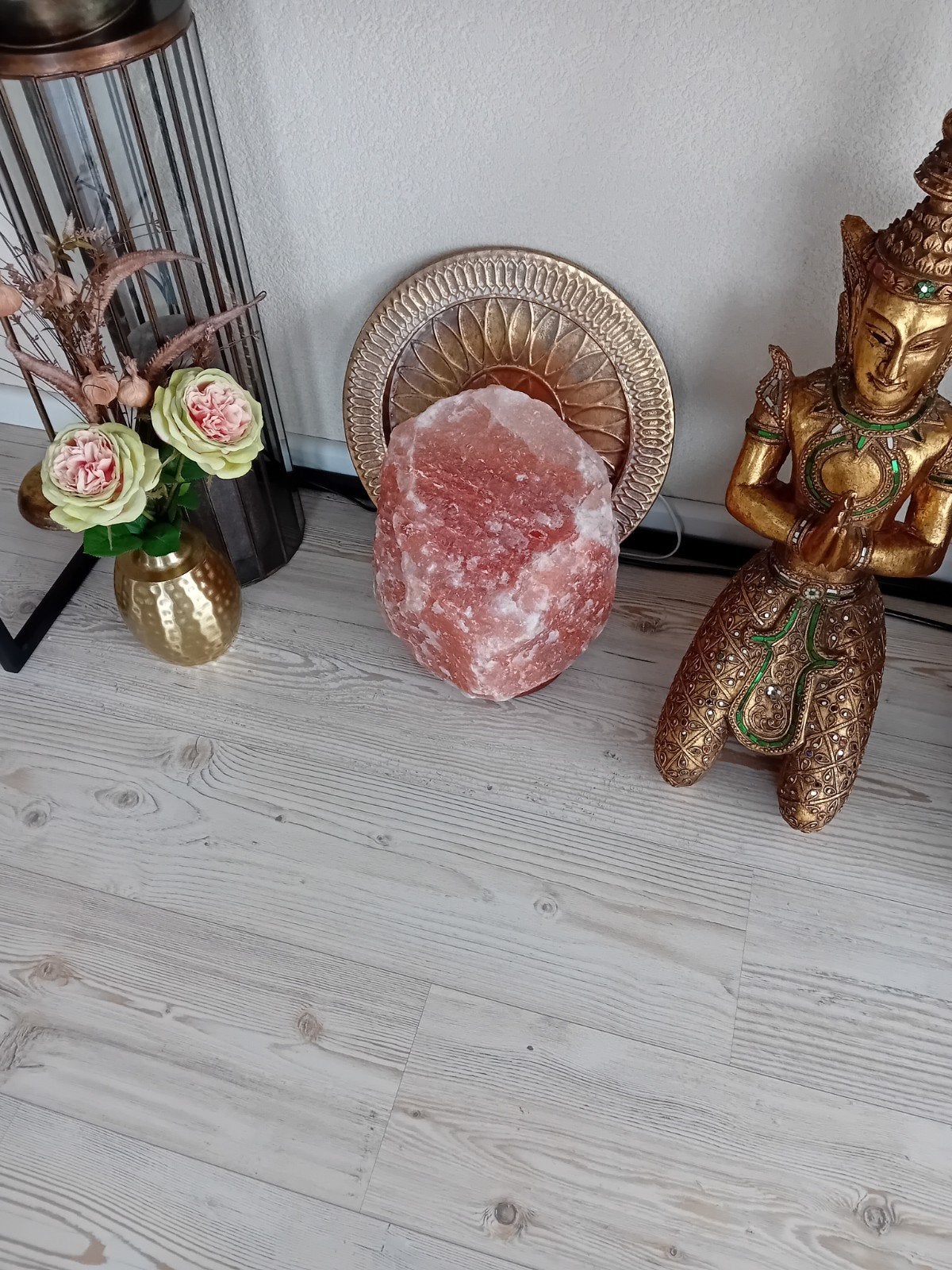 zout lamp Himalaya, Ophalen, Natuurlijk materiaal