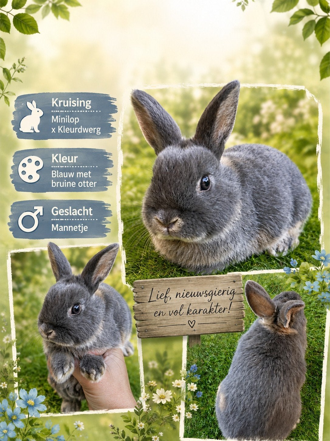 Hele lieve kleine dwergkonijntjes zoeken liefdevol thuis, Meerdere dieren, Dwerg, Hangoor, 0 tot 2 jaar