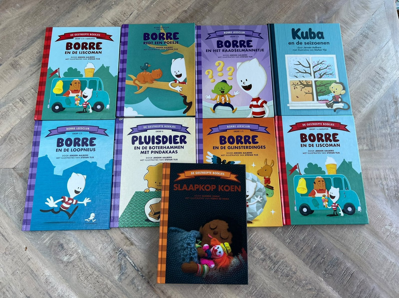 Borre boekjes 9 stuks, Boeken, Ophalen, Gelezen, Verhalen