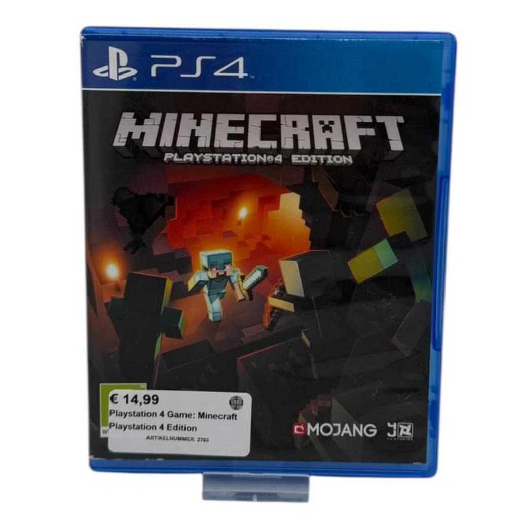 Playstation 4 Game: Minecraft Playstation 4 Edition, Flex Ltd., Zo goed als nieuw, https://flex.com/contact-us, Nobelstraat 10, 5807 GA Oostrum LB, Limburg, Nederland