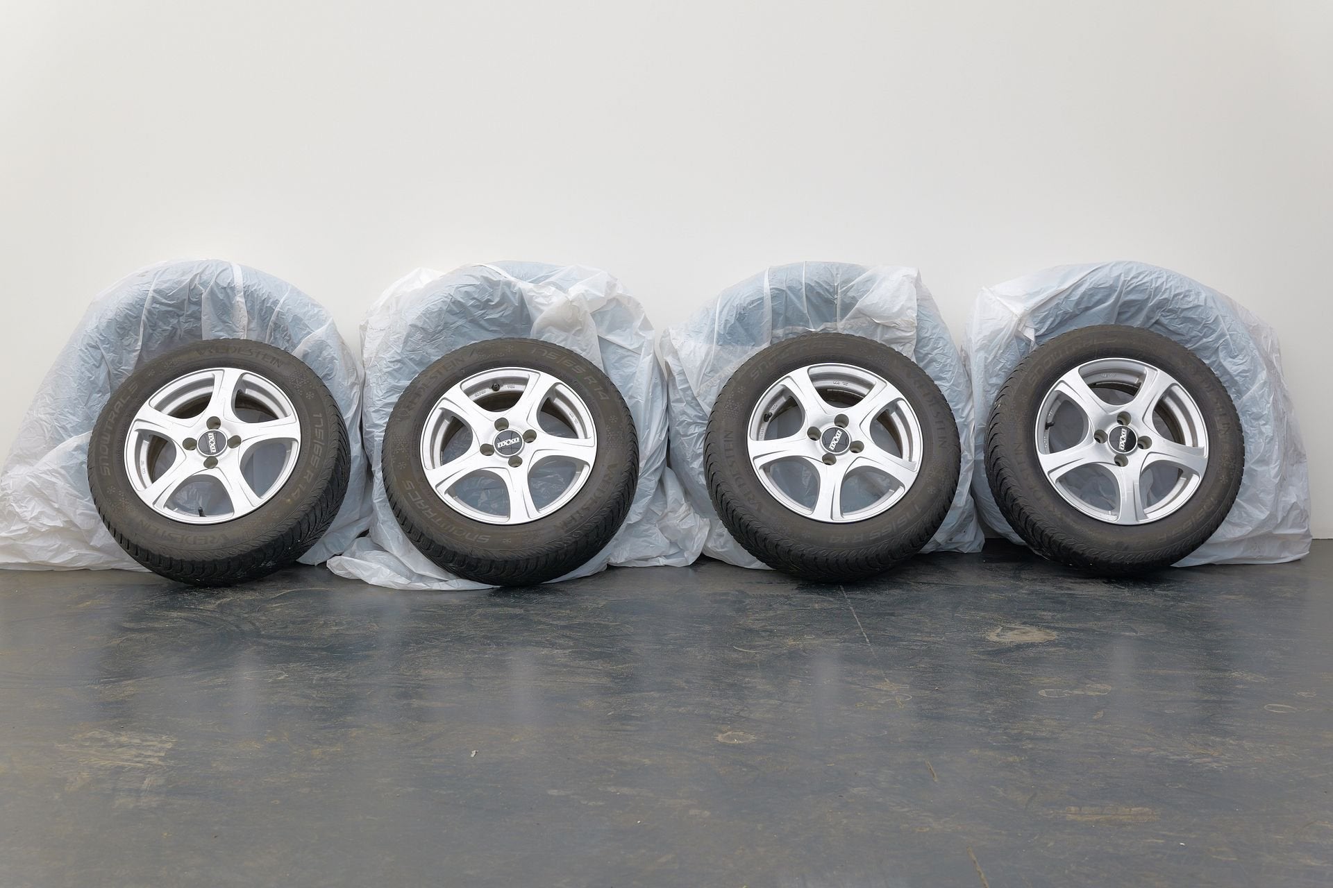 Fiat 500 wielen met winter banden, 14 inch, Gebruikt, -, 175 mm
