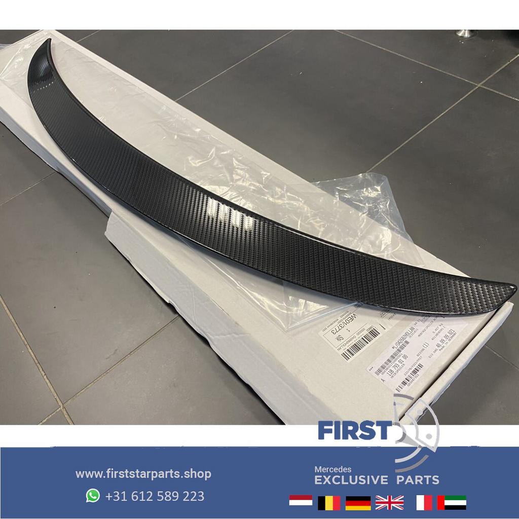 W118 C118 CLA AMG CARBON KOFFERBAK SPOILER ZWART 2018-2021 A