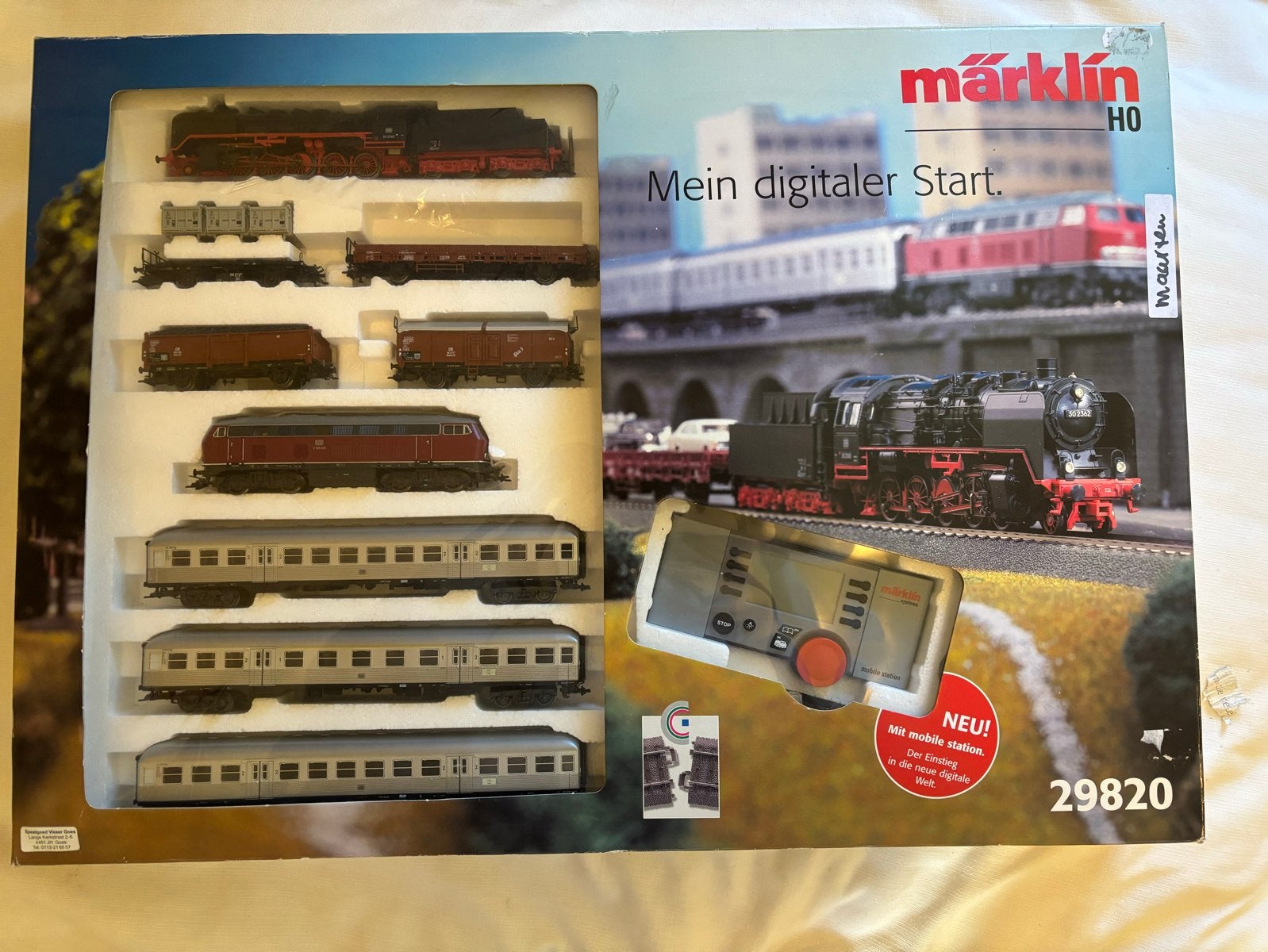 Märklin 29820 Startset H0 - Mijn digitale start. Compleet!, Hobby en Vrije tijd, Wisselstroom, Treinset, Ophalen of Verzenden