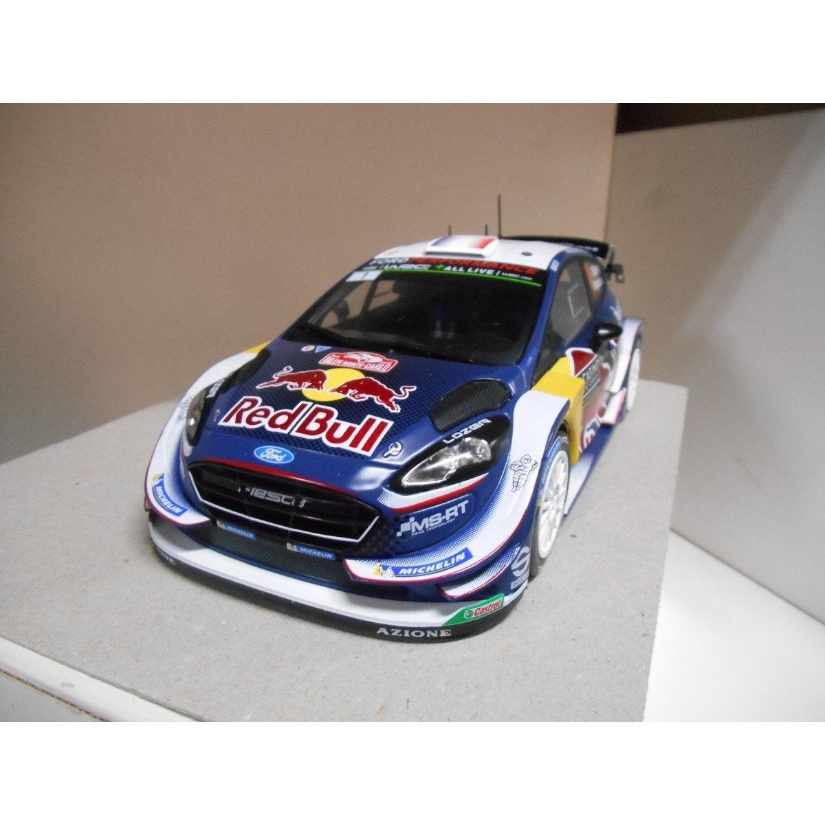 Ford Fiesta RS WRC '18 - Ogier/Ingrassia - Altaya 1:18, Hobby en Vrije tijd, Modelauto's | 1:18, Verzenden, Zo goed als nieuw