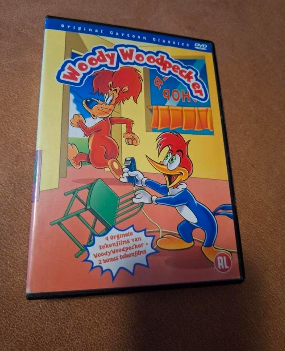 Woody Woodpecker DVD - 4 originele + 2 bonus tekenfilms, Ophalen of Verzenden, Zo goed als nieuw
