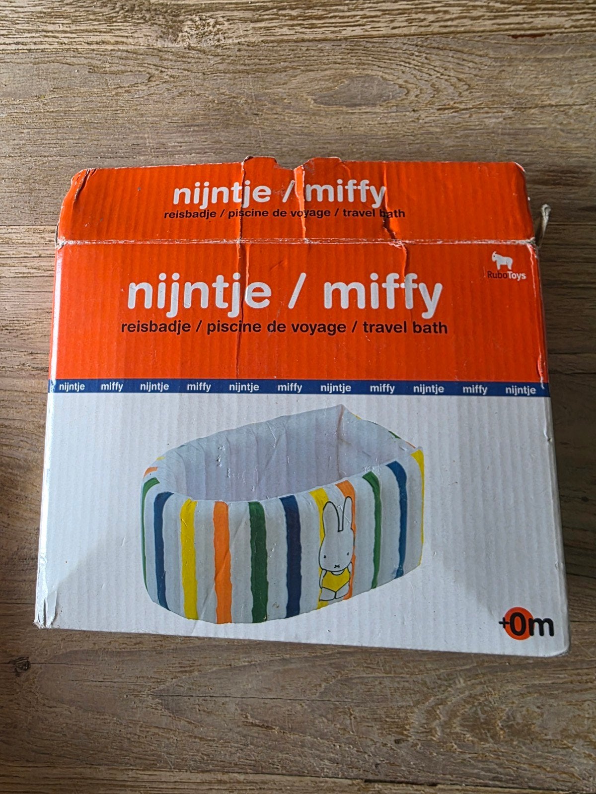 Nijntje Miffy Reisbadje - Compact en Handig voor Onderweg, Kinderen en Baby's, Badjes en Verzorging, Gebruikt, Nijntje, Ophalen of Verzenden