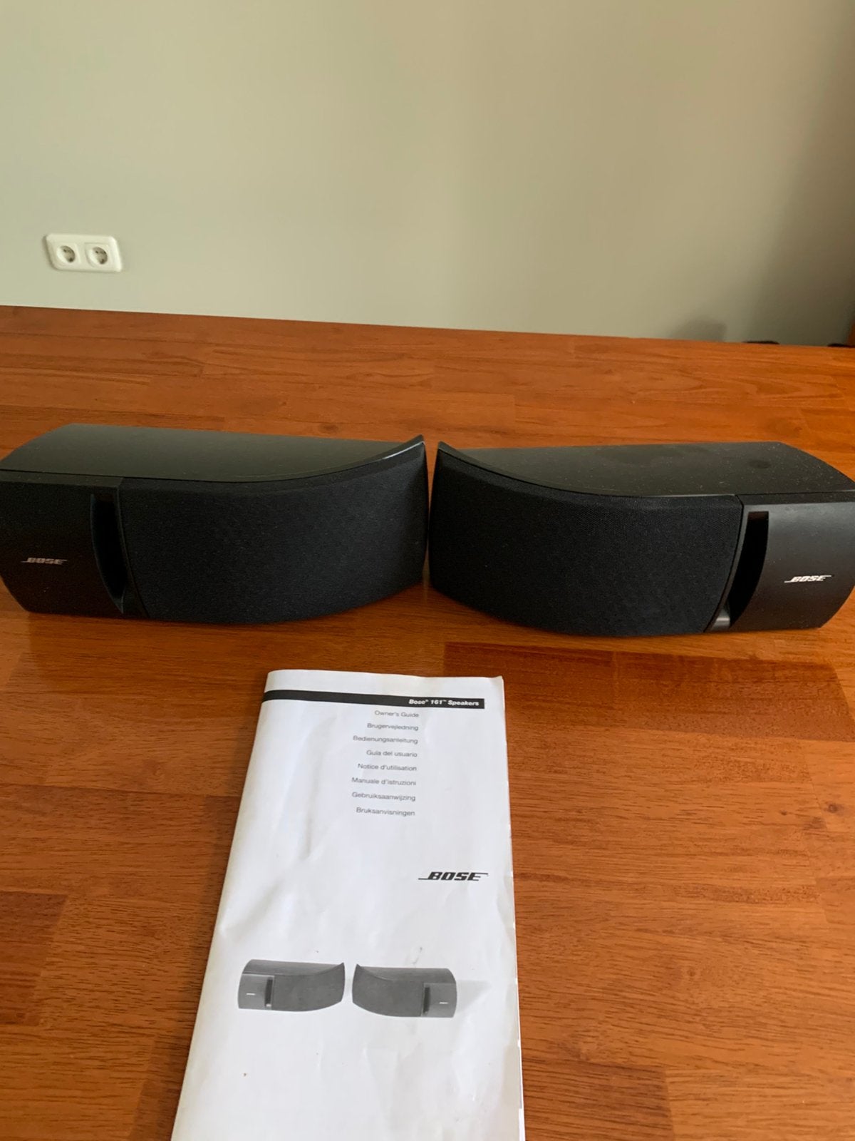 Bose 161 Speakers - Zwart, Audio, Tv en Foto, Luidsprekers, Ophalen, Gebruikt, Bose, Minder dan 60 watt