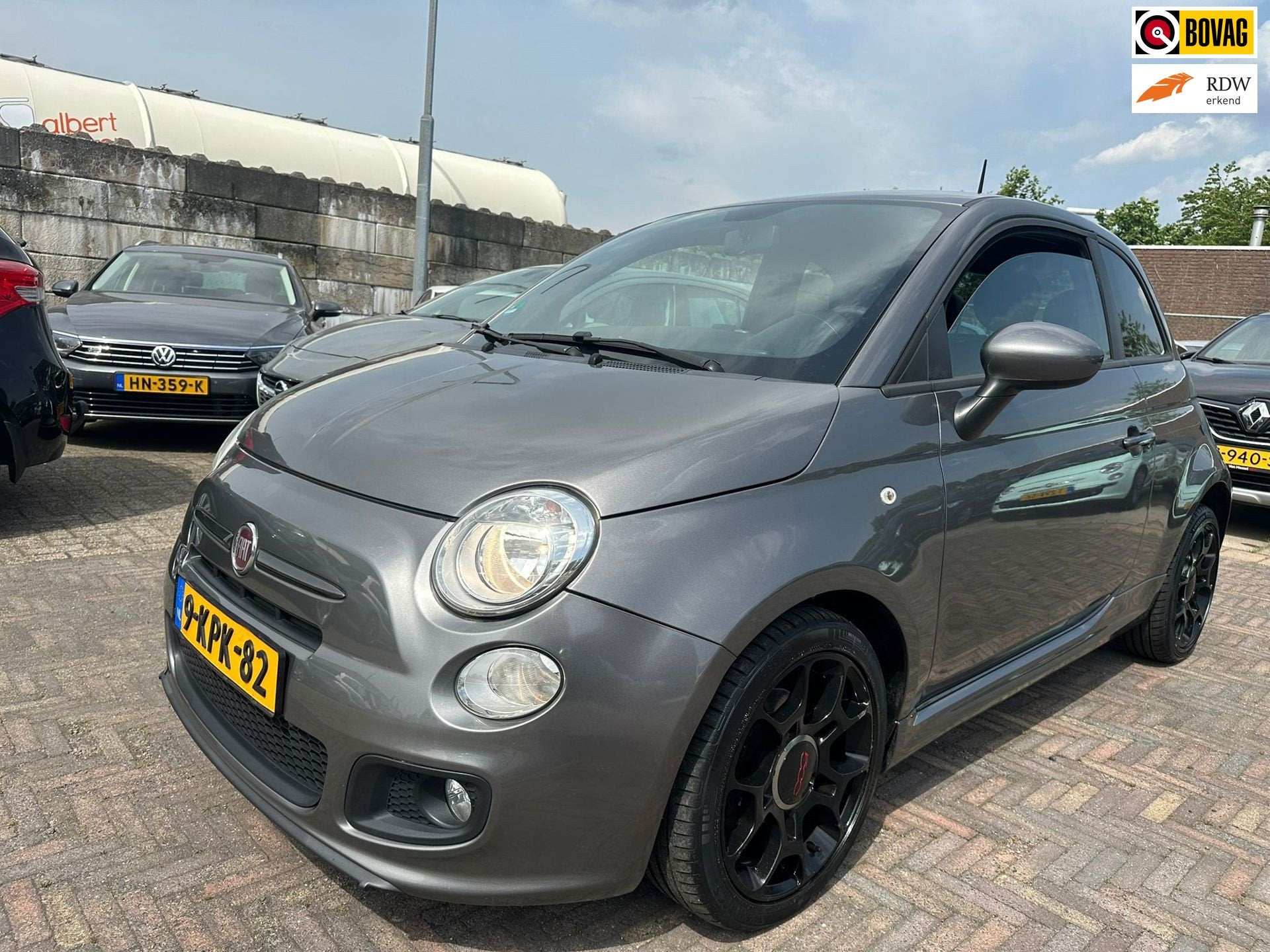 Fiat 500S 0.9 TwinAir CLIMA/ LEER/ ZEER NETTE AUTO!, Auto's, Voorwielaandrijving, Euro 5, 86 pk, Gebruikt