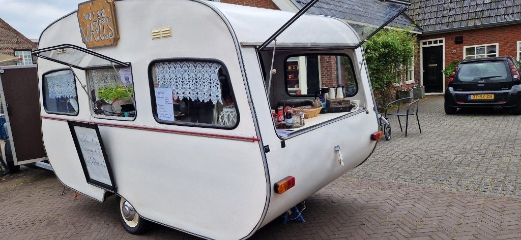 Vintage Oldtimer caravan foodtruck Weippert 1965, Overige merken, Treinzit, Tot en met 3, Particulier