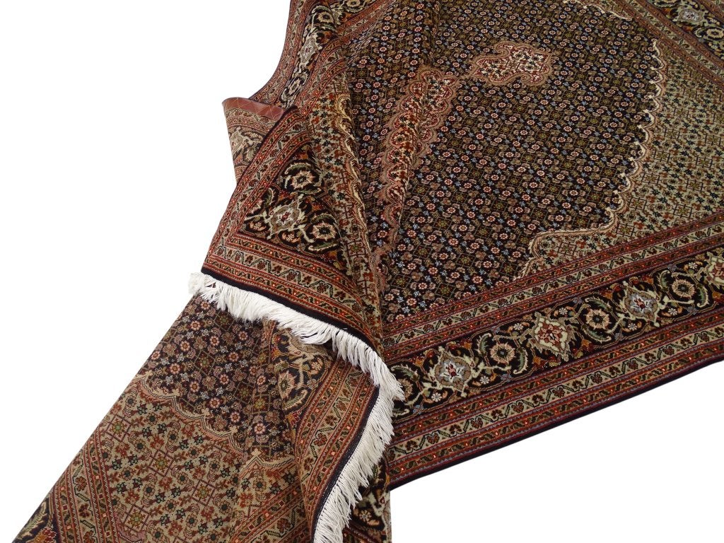 Perzisch tapijt - Tabriz Mahi - 300 x 204 cm - Handgeknoopt, Bruin, -, Antiek- -Modern - Klassiek - Eclectisch, -