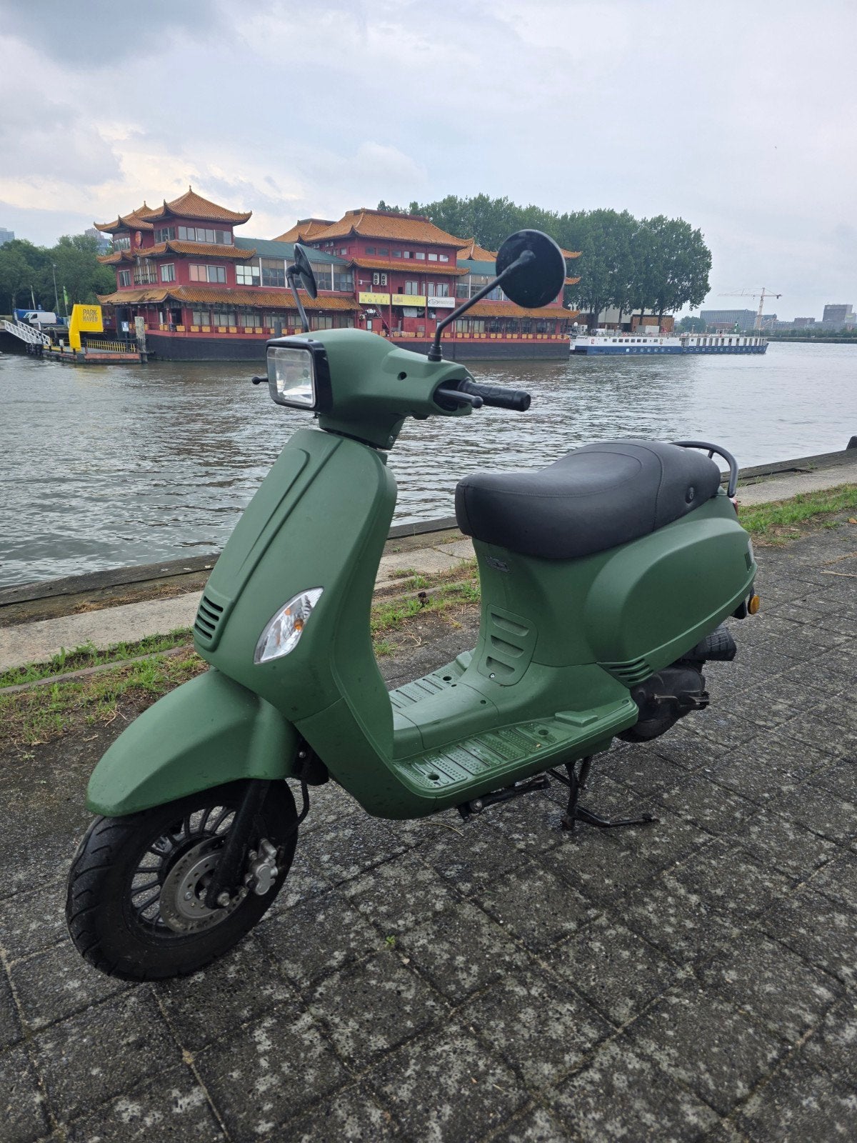 Stoere Groene Scooter - Goed Onderhouden, Ophalen of Verzenden, Benzine, Overige merken