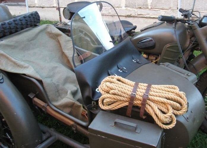 URAL DNEPR BMW Zijspan windscherm Leer Kunstleer NIEUW, Motoren, Verzenden, Nieuw