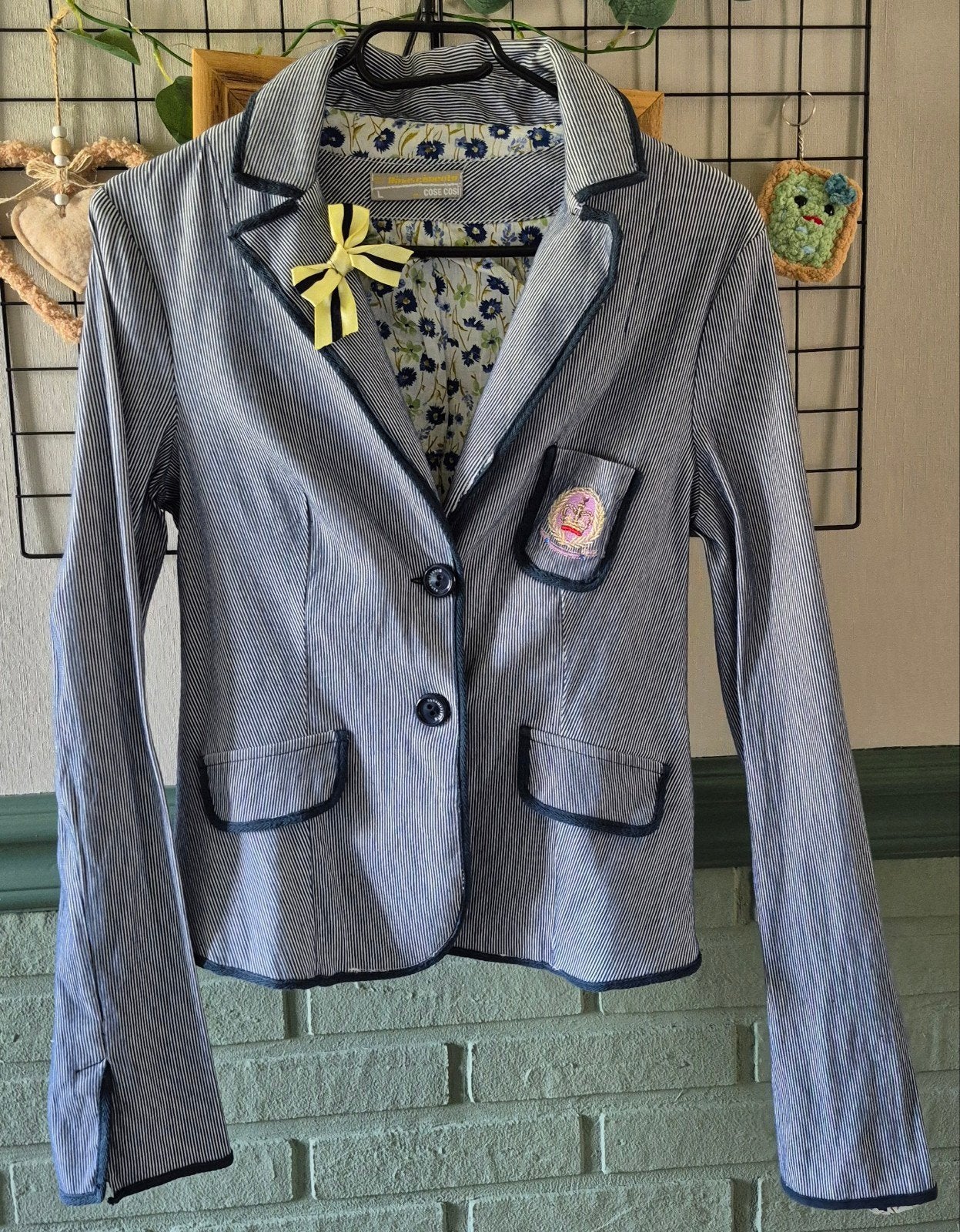 Rinascimento gestreepte blazer maat M, Kleding | Dames, Maat 38/40 (M), Blauw, Rinascimento, Ophalen of Verzenden