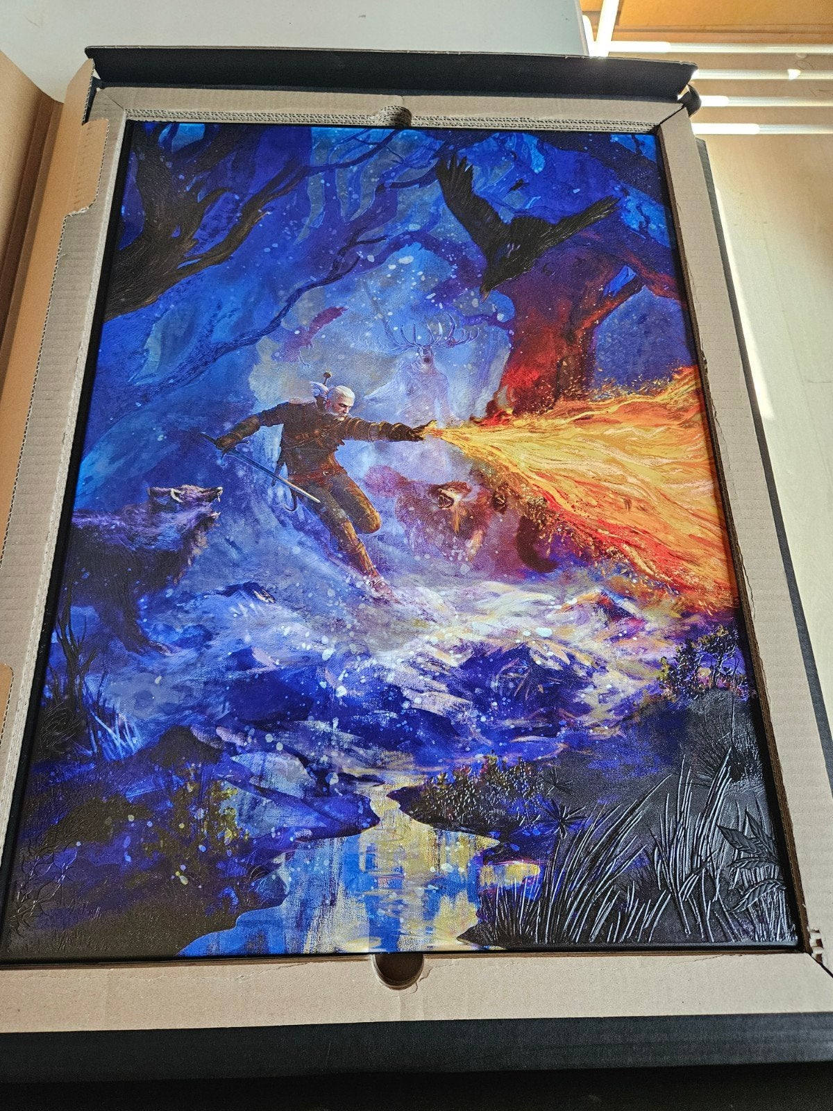 Displate Witcher On The Path - Ultra Limited Edition, Ophalen of Verzenden