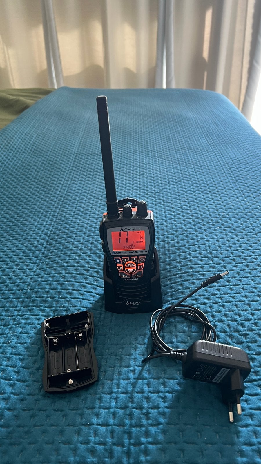 Cobra HH 500 Bluetooth (  ATIS niet geprogrammeerd ), Ophalen of Verzenden, Zo goed als nieuw, Portofoon of Walkie-talkie, Met broekklem