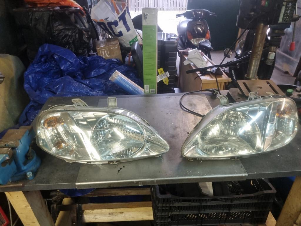 Koplampen Honda Civic EK Facelift 2001, Auto-onderdelen, Verlichting, Ophalen of Verzenden