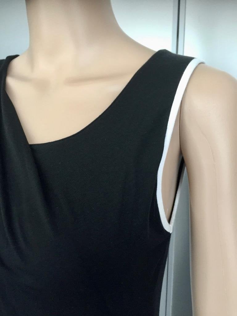 F203 Sarah Pacini: maat 1=34=XS jurk jurkje zwart a-symmetri, Kleding | Dames, Sarah Pacini, Zwart, Ophalen of Verzenden, Zo goed als nieuw