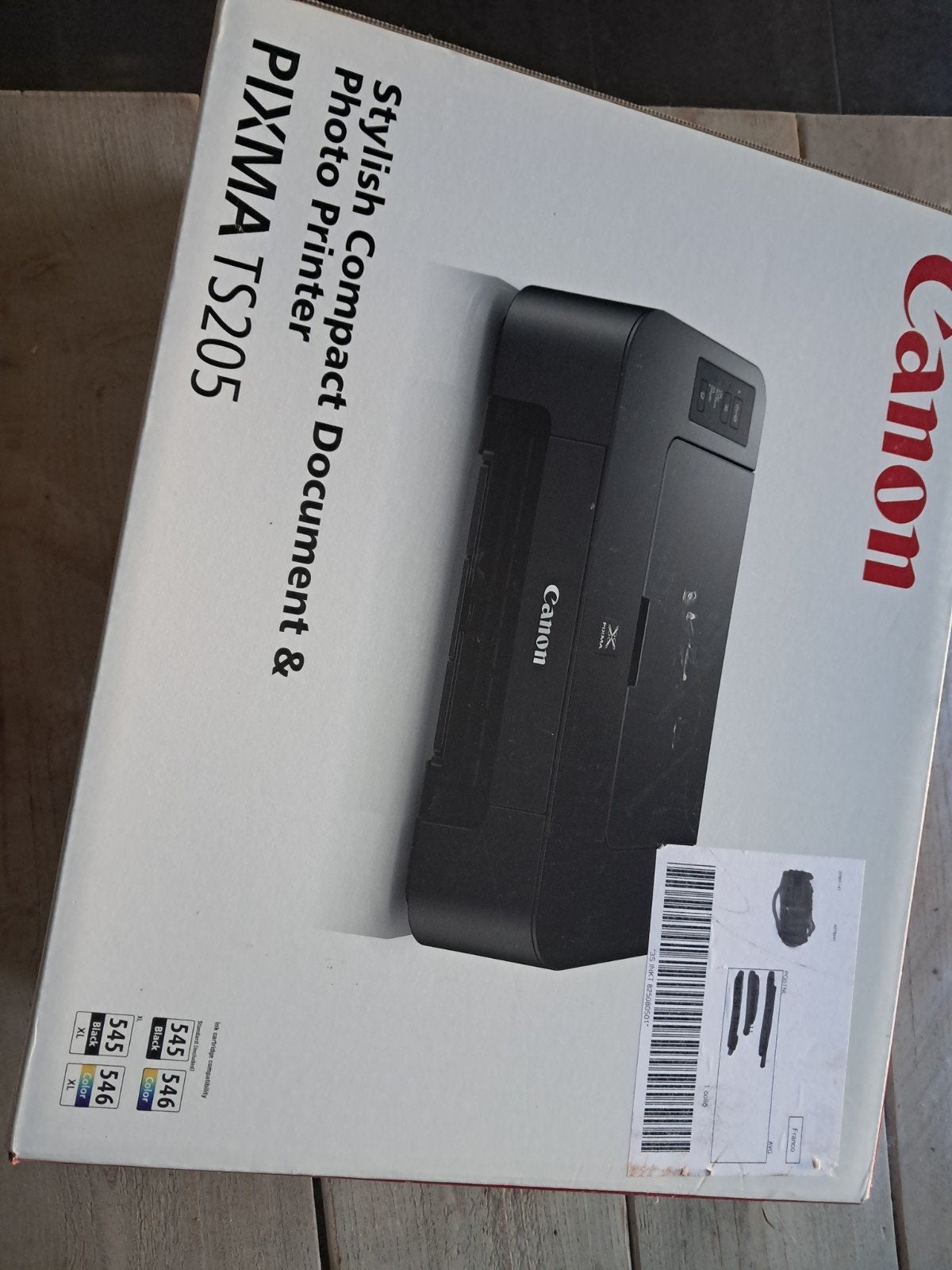 Canon Pixma TS205 Document & Fotoprinter - Nieuw in doos, Kleur printen, Canon, Printer, Inkjetprinter