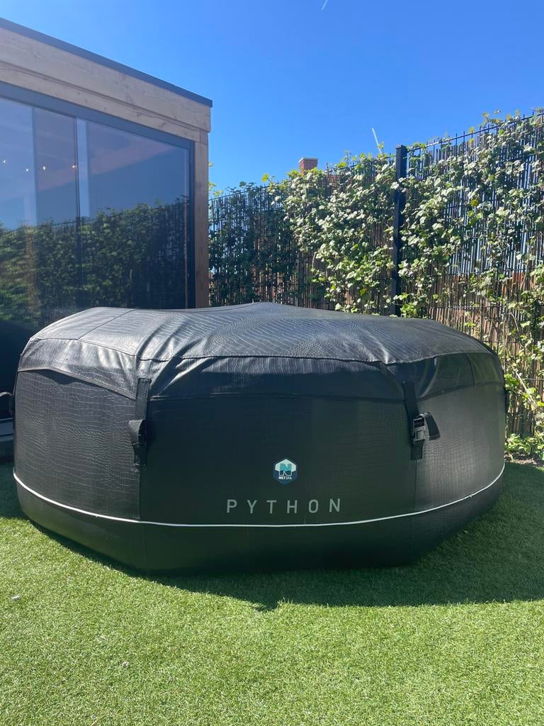 Netspa Python opblaasbare jacuzzi, Tuin en Terras, Bubbelbaden en Hottubs, Zo goed als nieuw, Pomp, Ophalen