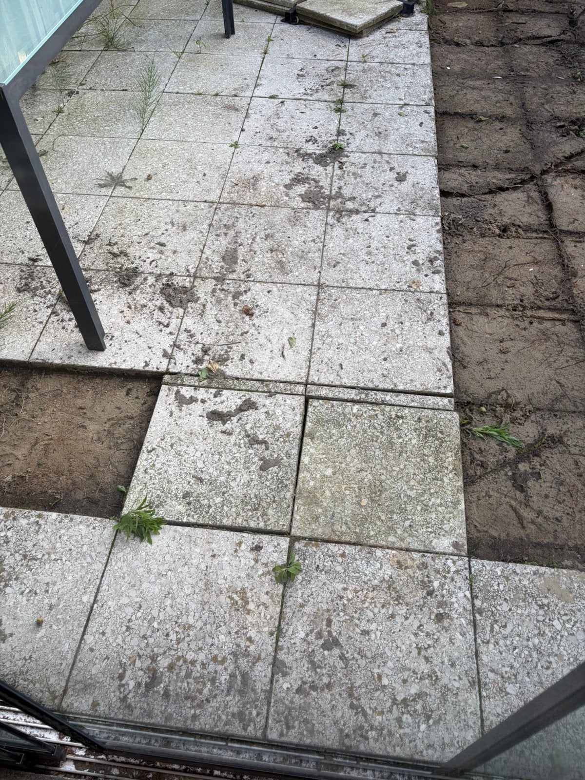 Tuin tegels 40x40 gratis ophalen, Tuin en Terras, Gebruikt, Ophalen of Verzenden, 10 m² of meer, Beton