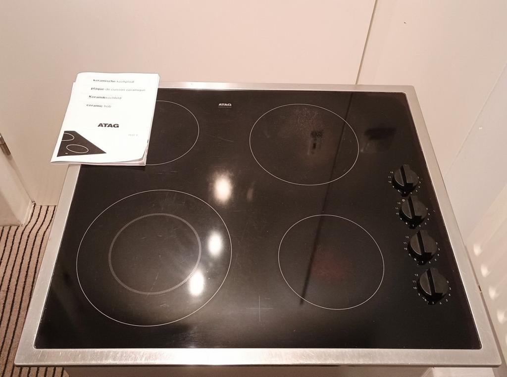 Atag inbouw keramische kookplaat Model HL6271EUU Typ SVK65ES, Gebruikt, Verzenden, ., Keramisch