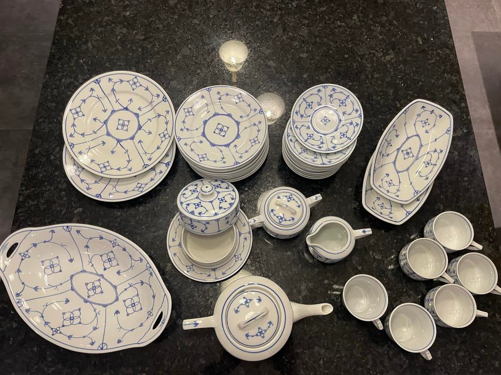 Uitgebreid Servies Jäger Eisenberg - Blau Saks decor, Ophalen of Verzenden