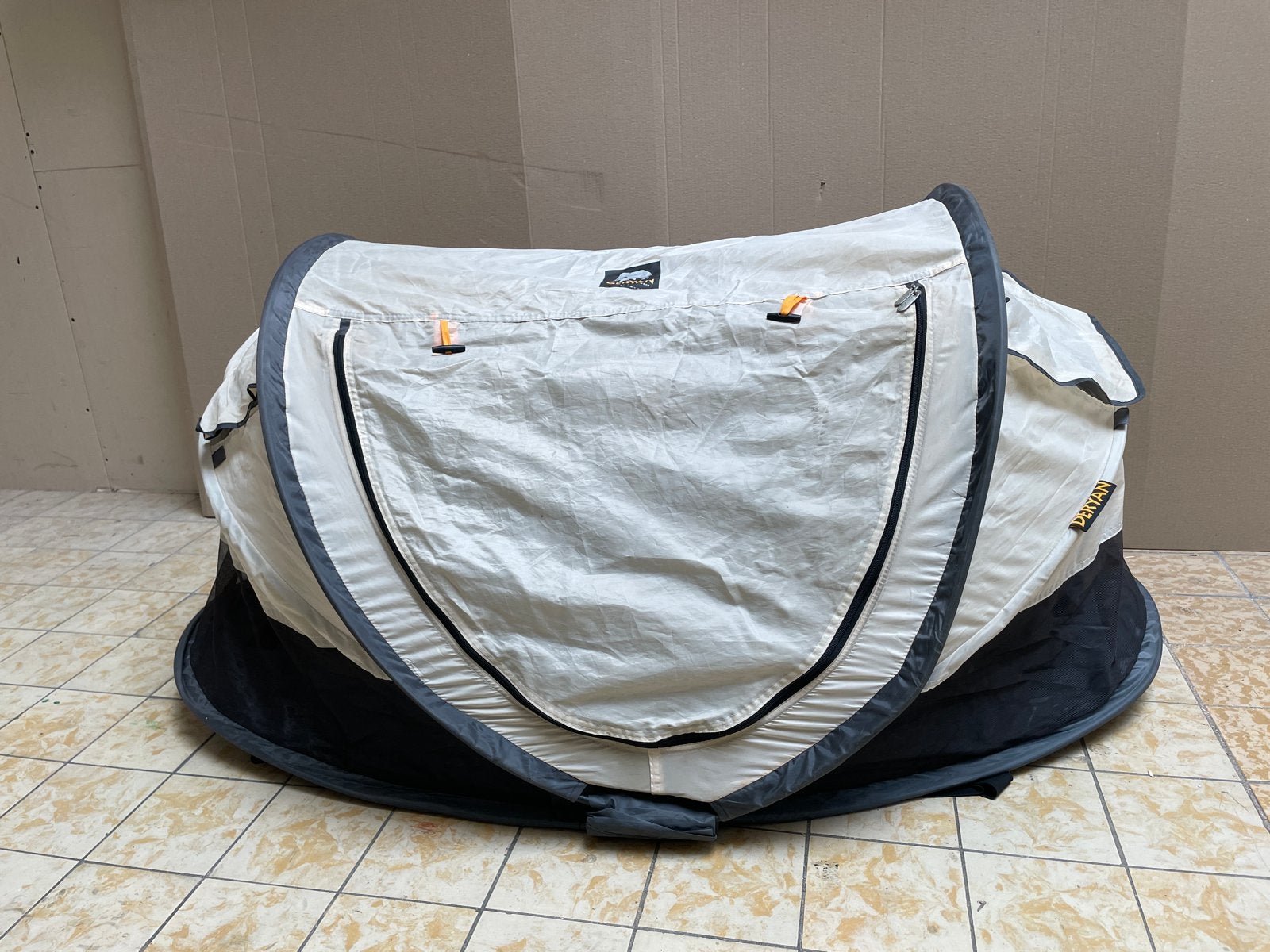 Deryan Peuter Luxe cream reistent, Ophalen of Verzenden, Gebruikt, Reisbedje