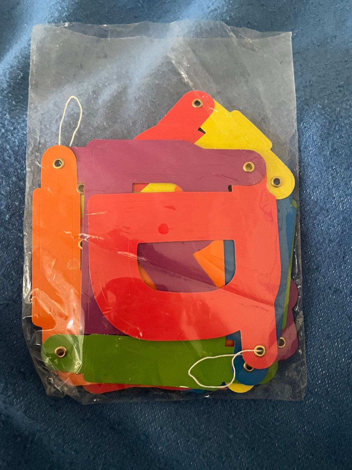 Knutselset met kleurrijke letters, Nieuw, Meerkleurig, Ophalen of Verzenden, Papier of Karton