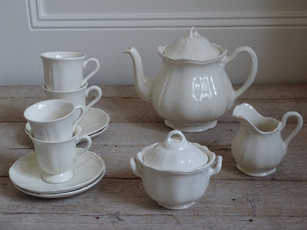 Servies, Engels Wedgwood QUEEN'S PLAIN en SHAPE, gaaf