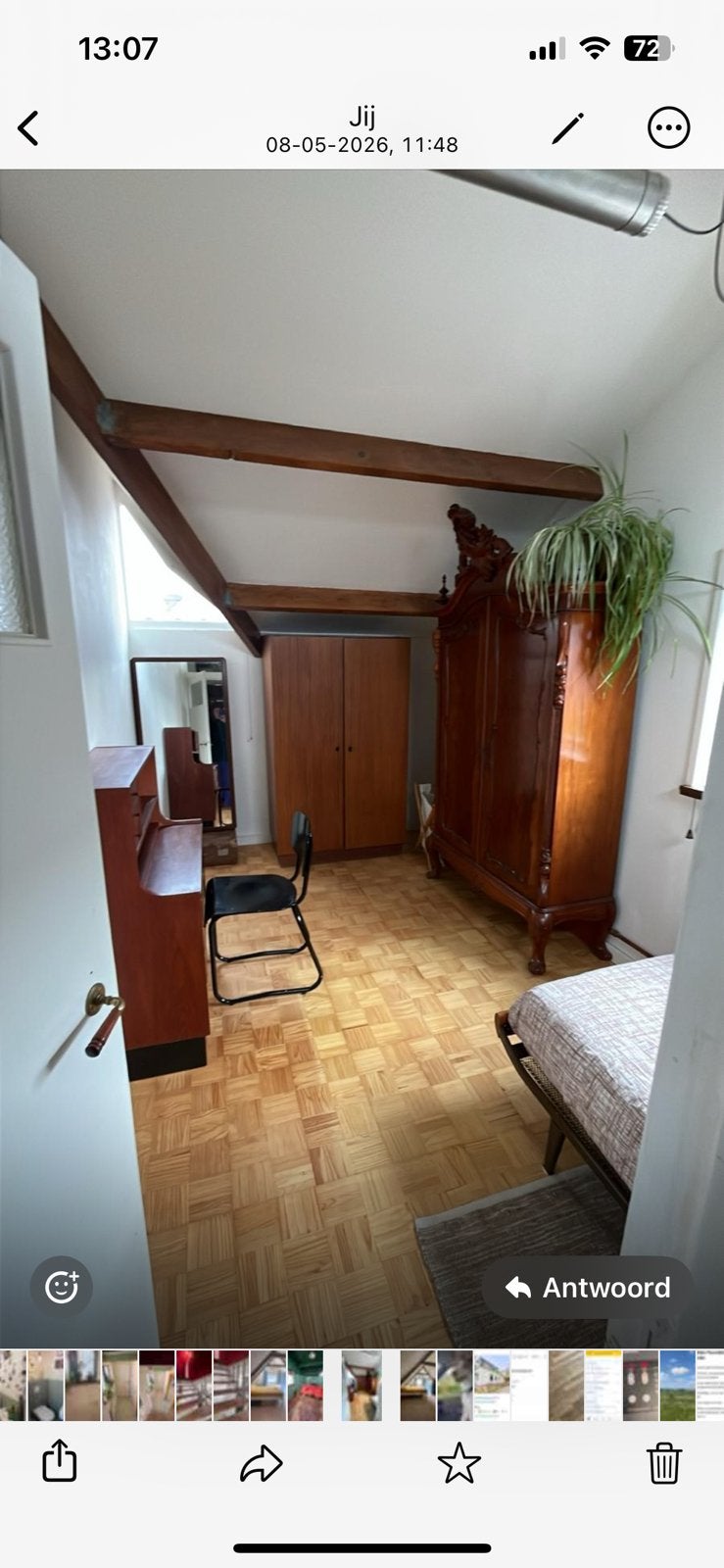 Dressoir teak hout retro, Ophalen