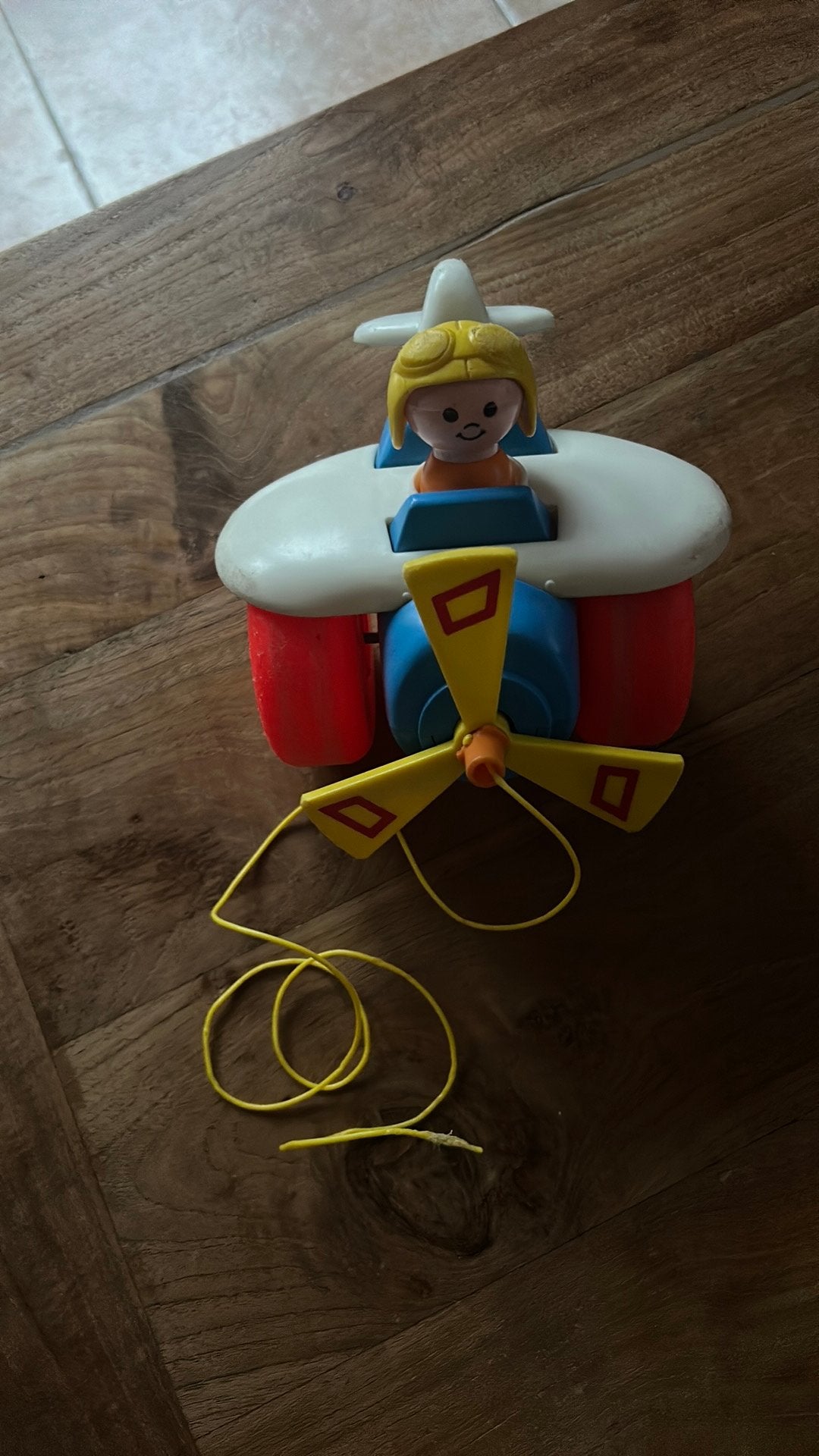 Fisher price trekvliegtuig vintage 1980, Ophalen of Verzenden