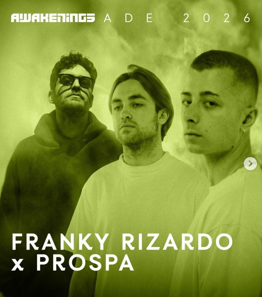 Franky Rizardo x Prospa Awakenings ADE 25 okt 2026 Tickets, Tickets en Kaartjes, Twee personen, Oktober