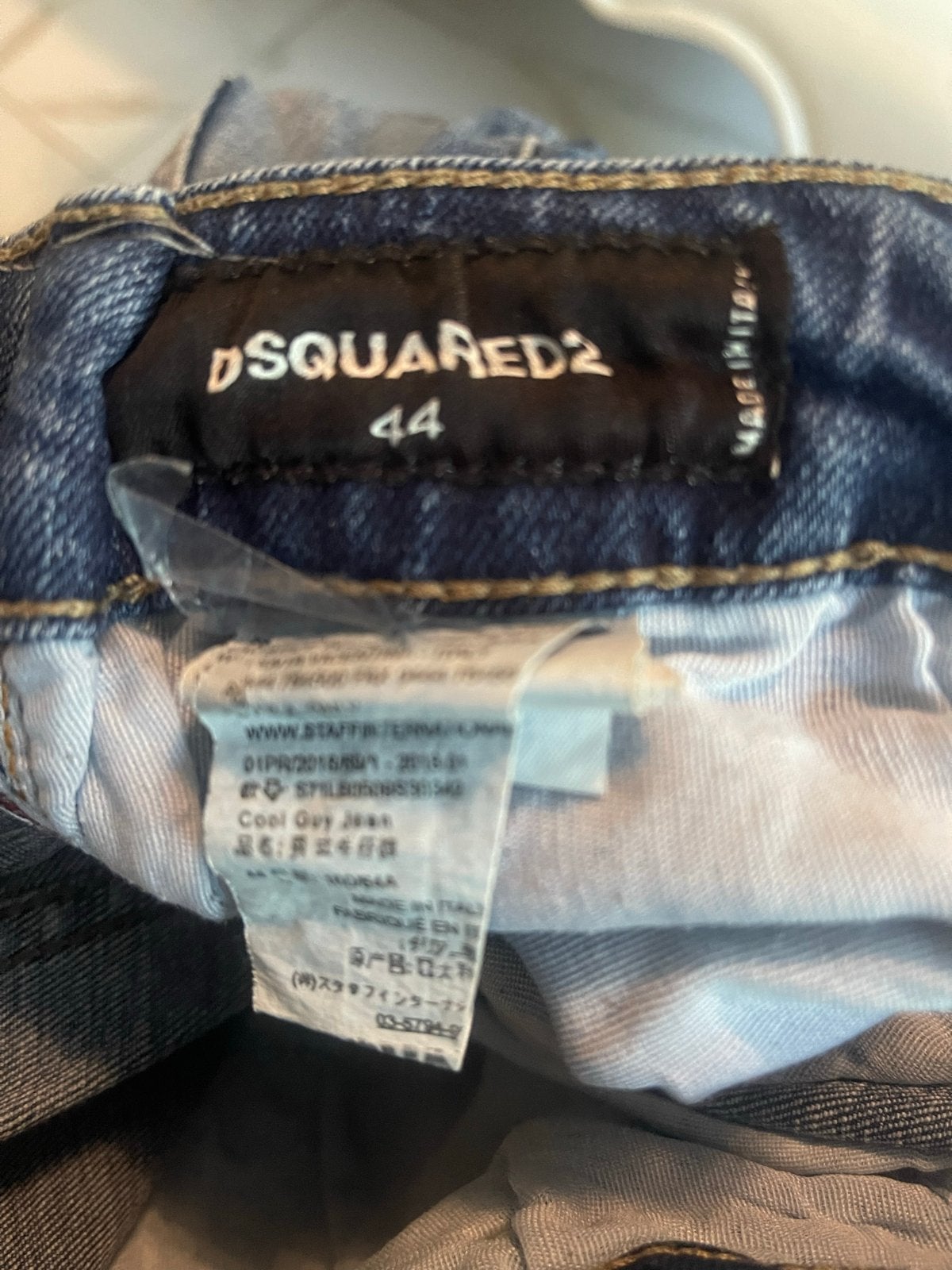Dsquared2 Cool Guy Jeans - Maat 44, Ophalen, Gedragen, Blauw, W32 (confectie 46) of kleiner