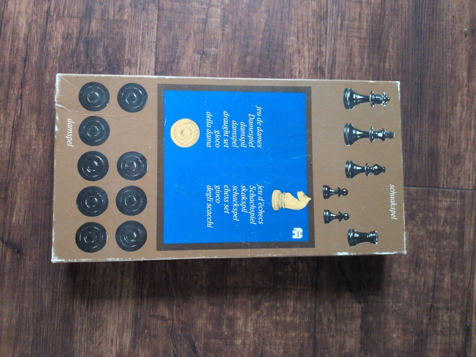 Schaak- en Damspel Set - Klassiek Bordspel, Een of twee spelers, Ophalen of Verzenden, Gebruikt