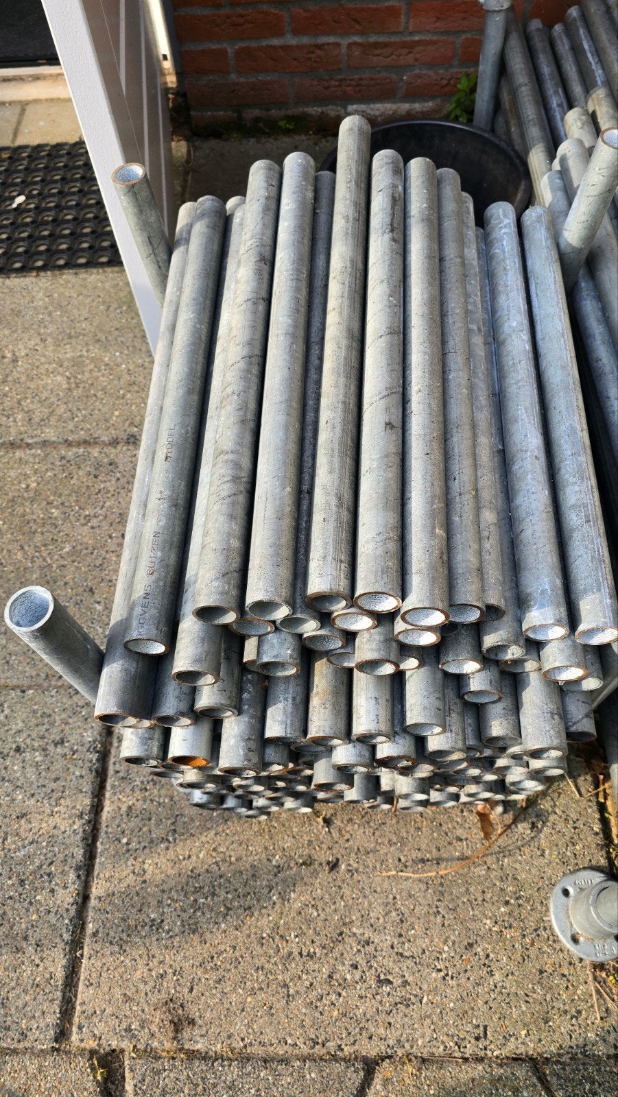 steigerbuis 33,7 mm  ca 50 stuks a 50-57 cm, Ophalen, Overige materialen, 80 mm of meer