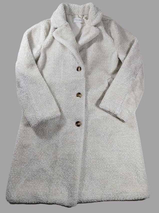 Gerry Weber | teddy jas | crème wit | halflang | maat M/L, Kleding | Dames, Jassen | Winter, Maat 38/40 (M), Wit, Ophalen of Verzenden