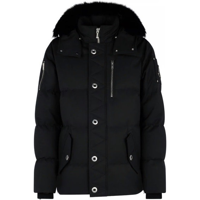 Moose Knuckles Winterjas - Zwart op Zwart - Maat M, Ophalen of Verzenden, Maat 48/50 (M), Zwart