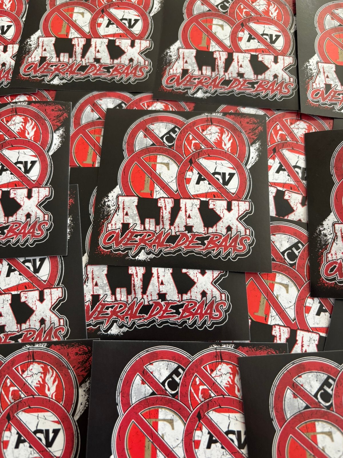 Ajax sticker, Ophalen of Verzenden, Zo goed als nieuw