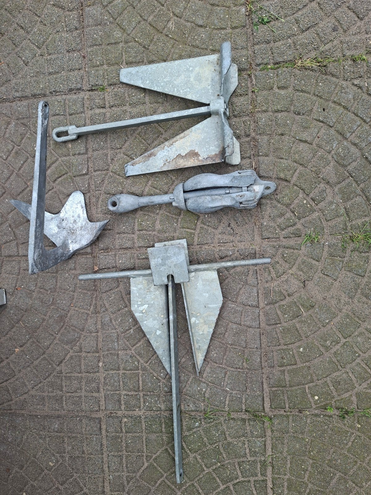 4 x boot ankers ( ook per stuk te koop ), Ophalen, Overige typen