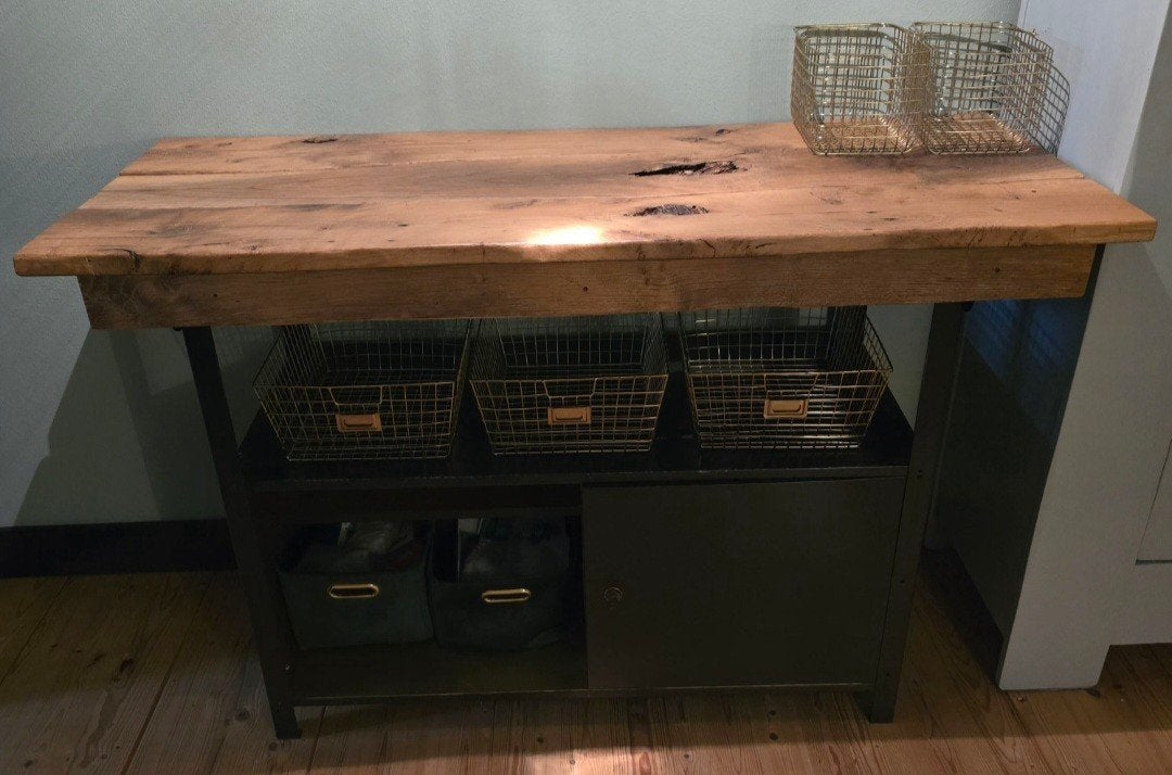 Commode houten blad, Ophalen, 50 tot 70 cm, 100 cm of meer, Zo goed als nieuw