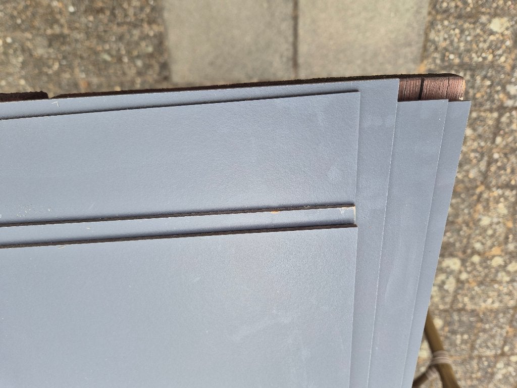 Trespa HPL Platen 3mm antraciet, Doe-het-zelf en Verbouw, Platen en Panelen, Ophalen, Nieuw, HPL